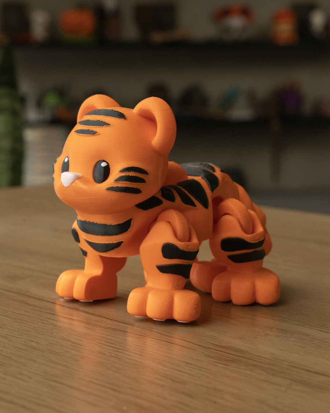 Runner Tiger - Articulated Toy Model