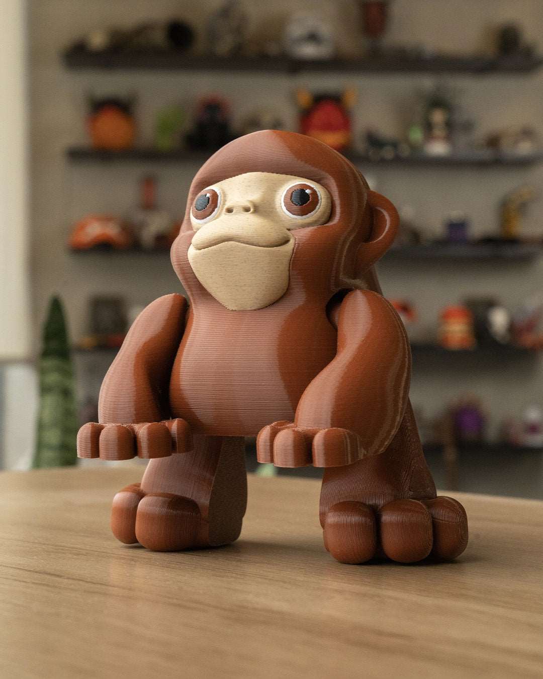 Stretching Monkey - Articulated Toy Model