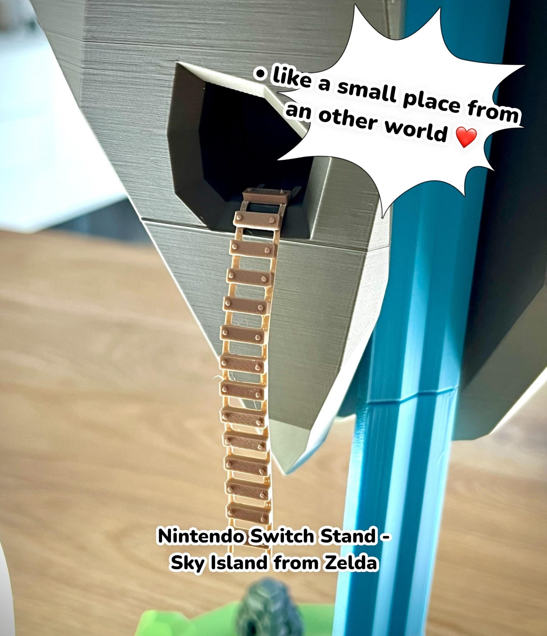 Nintendo Switch Stand - Sky Island from Zelda