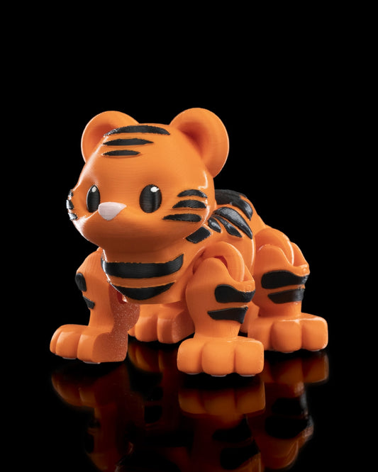 Runner Tiger - Articulated Toy Model