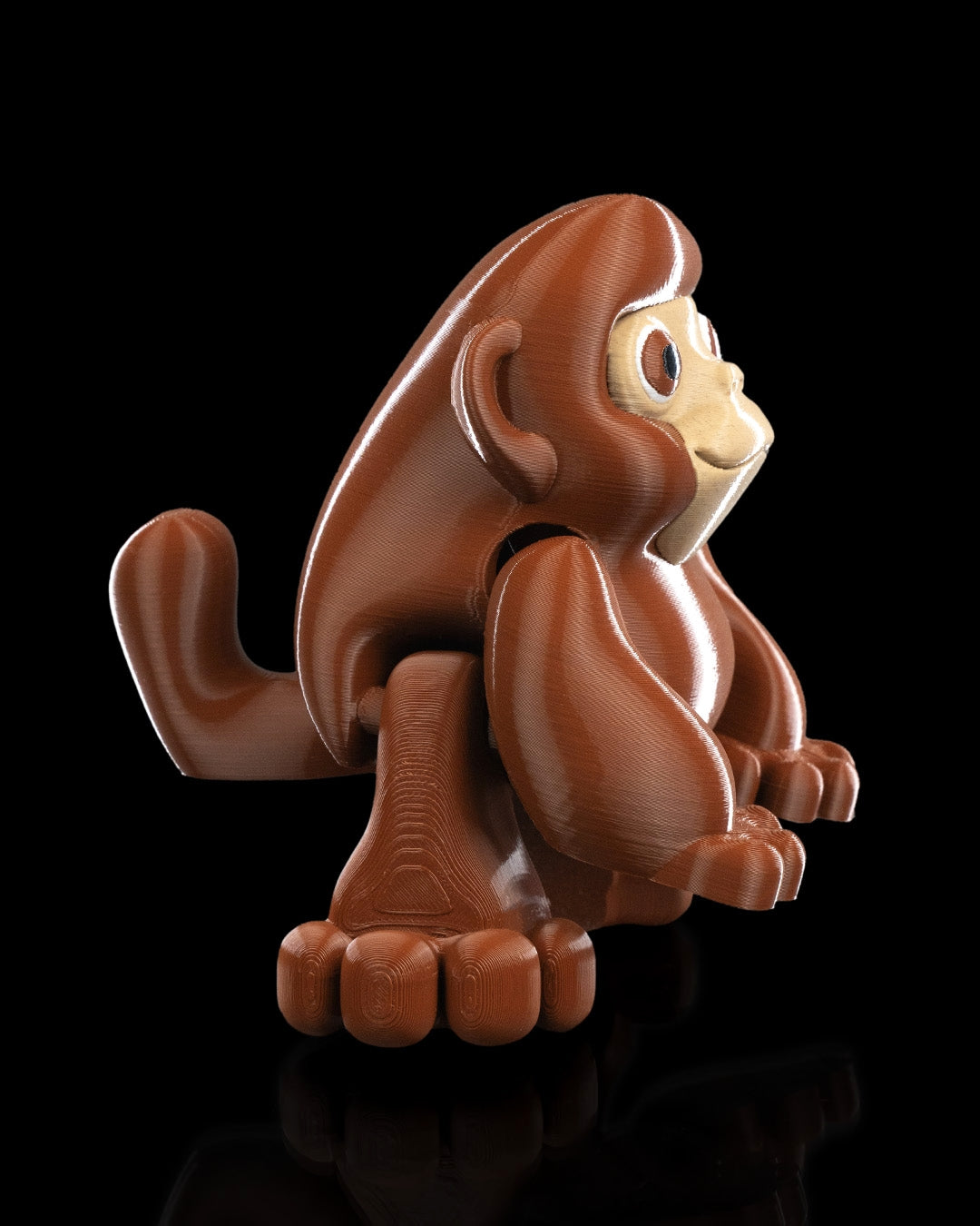 Stretching Monkey - Articulated Toy Model